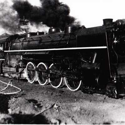 Photograph, CNR Steam Engine 6124