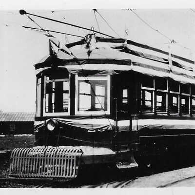 Photograph of an International Transit Company Streetcar