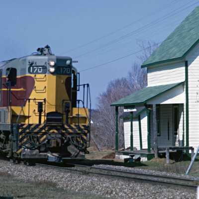 Photograph, Algoma Central Locomotive 170, Heyden, 1972.