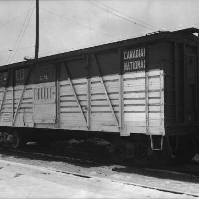 Photograph, Canadian National Railways car freight 171320.