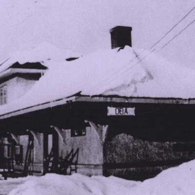 Photograph, CNR Station at Oba, Ontario
