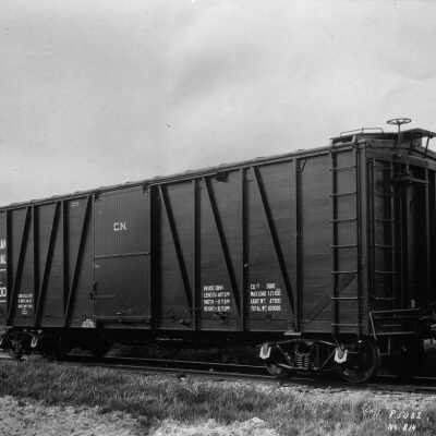 Photograph, Canadian National, Dirt collector, built May 1924.
