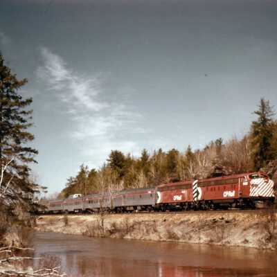Photograph - CP Rail train, locomotive no. 1405