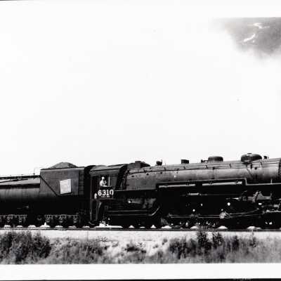 Photograph, CNR Steam Engine 6310