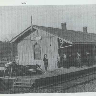 Photograph, CNR Station at Keene, Ontario.