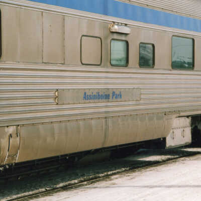 Photograph, VIA Rail, Assiniboine Park Car, Capreol, Ontario.