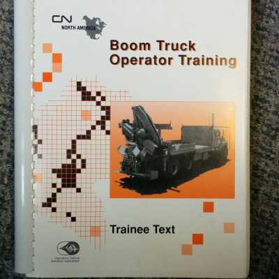 CN North America Boom Truck Operator Training, Trainee Text