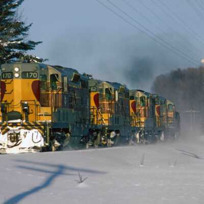 Photograph, Algoma Central Locomotive 170, Northland, 1972.