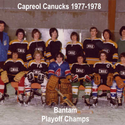 Photograph, 1977-78 Capreol Canucks.