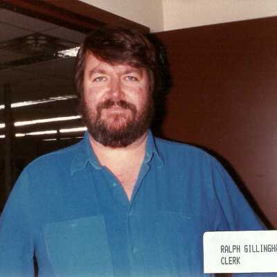 Photograph, Ralph Gillingham, Clerk.