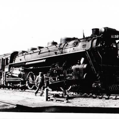 Photograph, CNR Steam Engine 6132