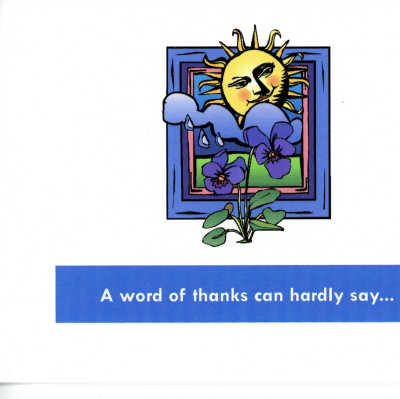 NORMHC 2002 Garden Tour and Blueberry Tea Thank You Card