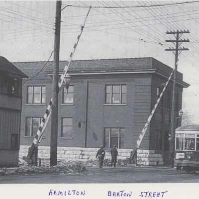 Photograph, CNR Tower, Hamilton, Barton Street