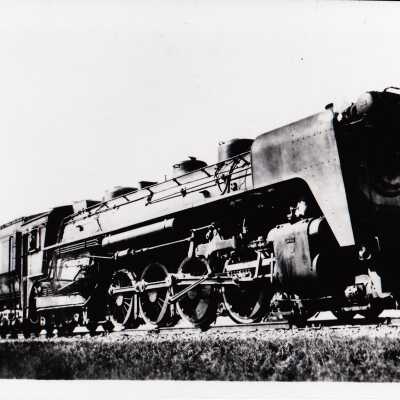 Photograph, CNR Steam Engine 6128