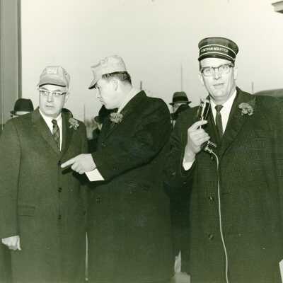 Photograph, Opening Ceremony for CN Rail Express Service, Guelph, Ontario.