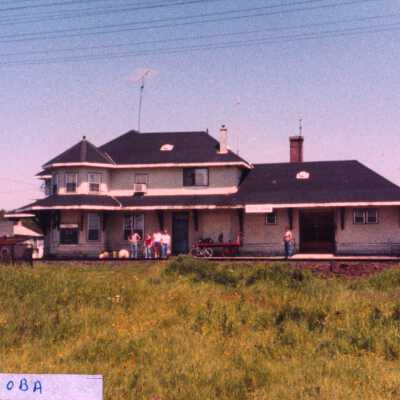 Photograph, CNR Station at Oba, Ontario