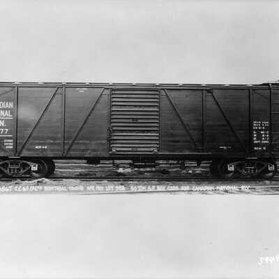 Photograph, Canadian National Railways freight car #511477, built in April, 1931.