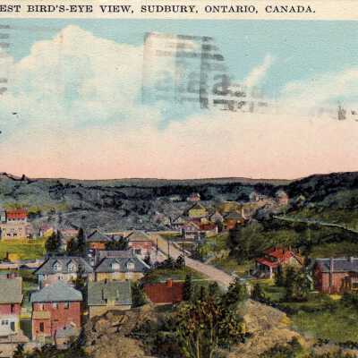 Photograph, Sudbury, "West Bird's-Eye View"