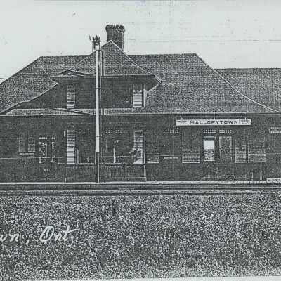 Photograph, CNR Station at Mallorytown, Ontario.
