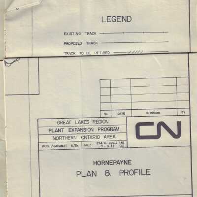 blueprint - CN Hornpayne