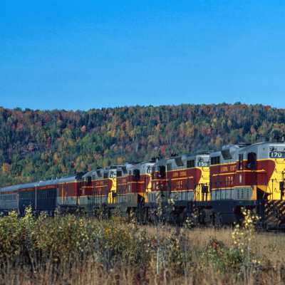 Photograph, Algoma Central Locomotive 170, Searchmont, 1976.