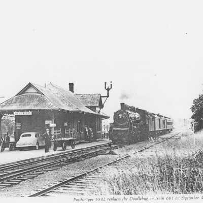 Photograph, CNR Station at Inglewood, Ontario.