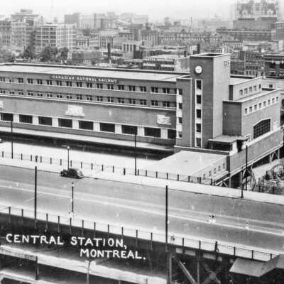 Photograph, Canadian National Central Station, Montreal.