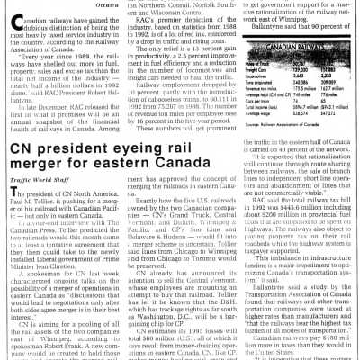 Document, Canadian Railways Complain of Tax Burden.