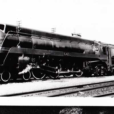 Photograph, CNR Steam Engine 6401