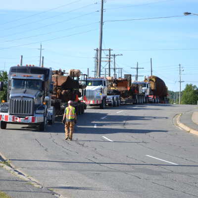 Photograph, NORMHC, Hot Metal Car Move into Prescott Park.