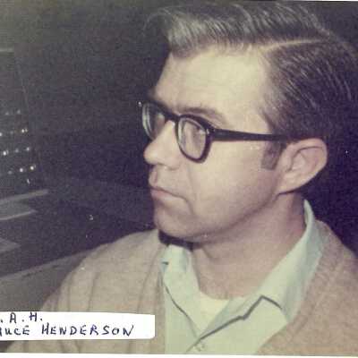 Photograph, Bruce Henderson.