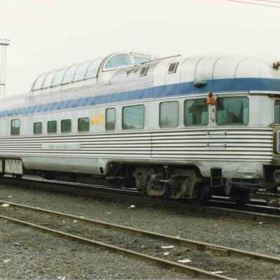 Photograph, VIA Passenger Train, Observation Car.