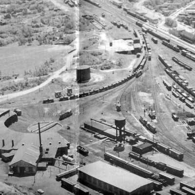 Photograph, Capreol CNR Yard and Roundhouse.