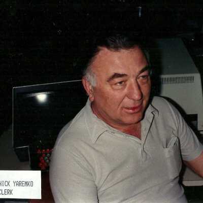 Photograph, Nick Yaremko, Clerk.