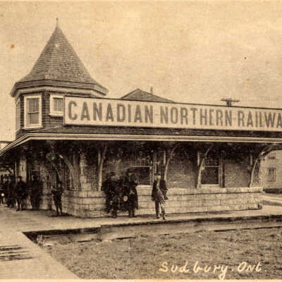 Photograph - Canadian Northern Railway station, Sudbury