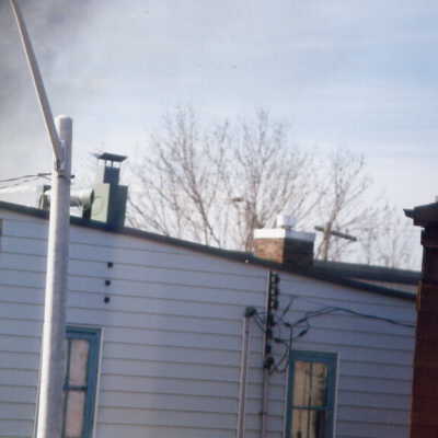Photograph, Capreol Hardware Store Fire, May 2nd 1986.