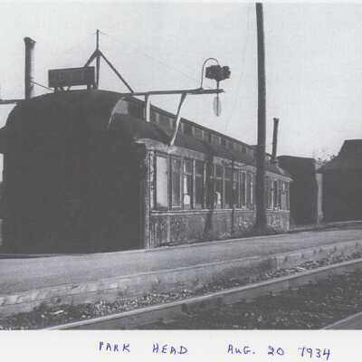 Photograph, CNR Station, Park Head, Ontario, Canada.