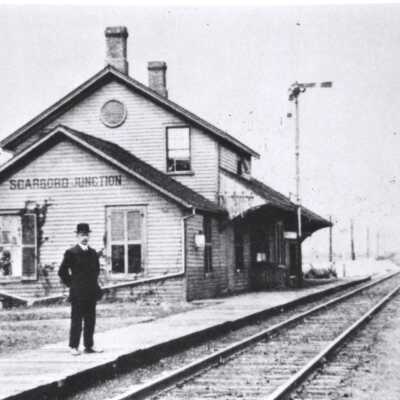 Photograph, CNR Station at Scarborough, Ontario, Scarborough Junction.