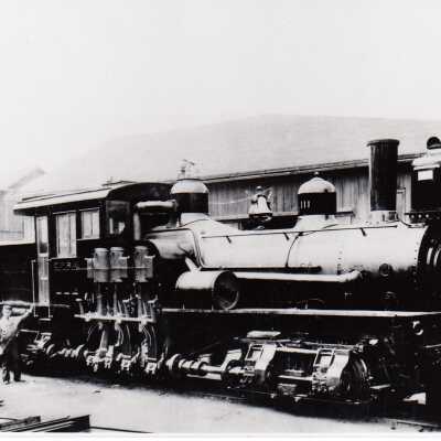 Photograph, CPR Locomotive 111.
