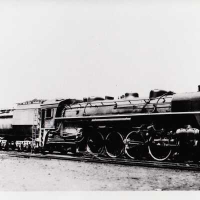 Photograph, CNR Steam Engine 6136