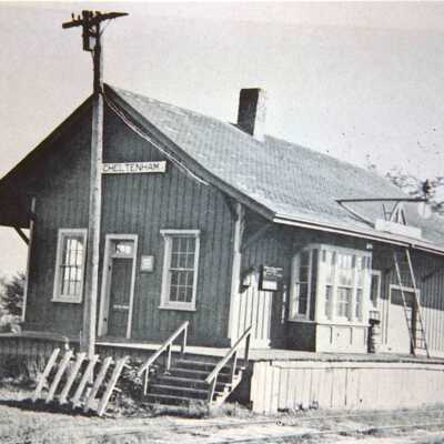 Photograph, CNR Station at Cheltenham, Ontario.
