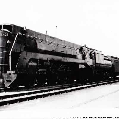 Photograph, CNR Steam Engine 6401