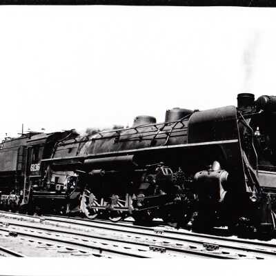 Photograph, CNR Steam Engine 6136