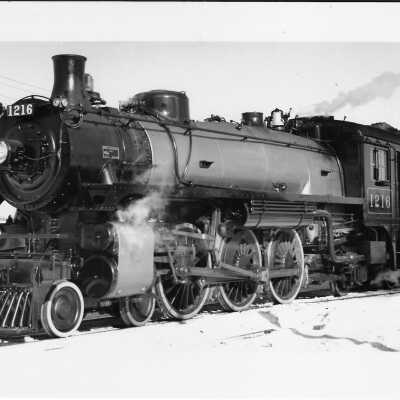 Canadian Pacific Steam Locomotive #1216