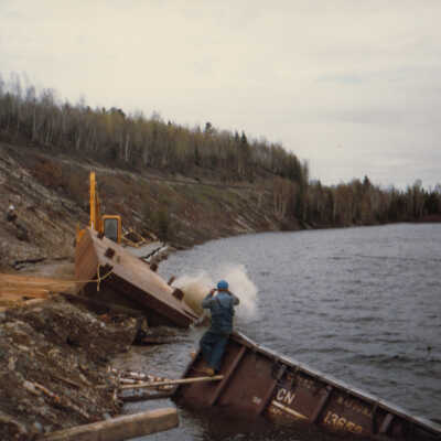 Photograph, Train Derailment, 1988, Set of 175 Pictures.