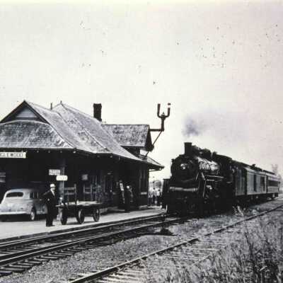 Photograph, CNR Station at Inglewood, Ontario.