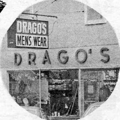 Newspaper Advertisement, Drago's Men's Wear.