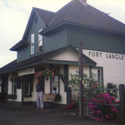 Photograph, CNR Station at Fort Langley