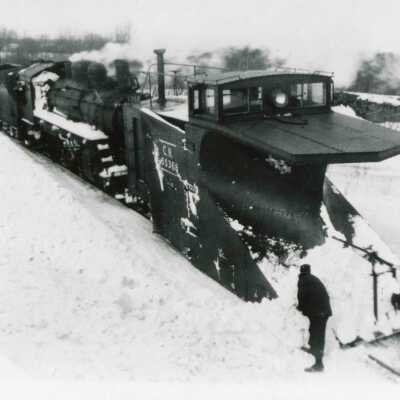 Photograph, CN Snowplow 55368.