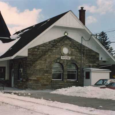 Photograph, CNR Station at Georgetown, Ontario.